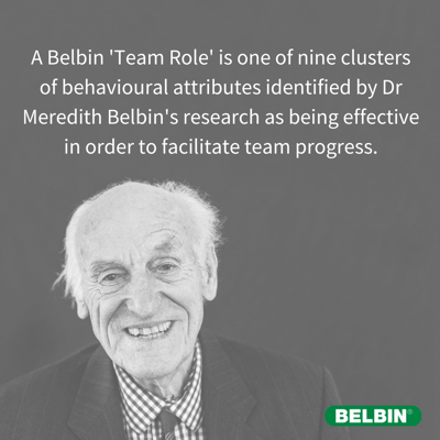 A Team Role Is One Of Nine Clusters Of Behaviour