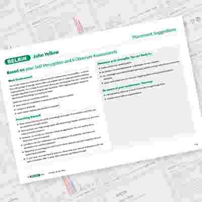 John Yellow Page 7 Showcase Belbin Team Role Report