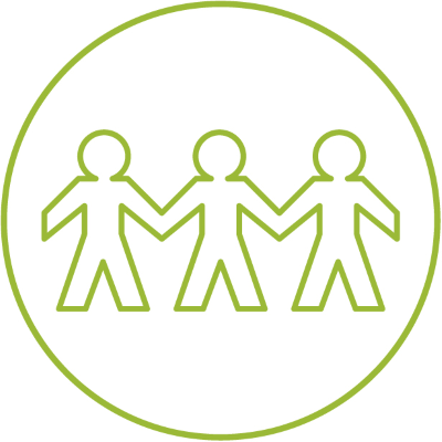 Belbin Team Roles Teamworker Line Icon Circle 65