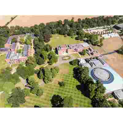 Square Drone Hinxton Hall