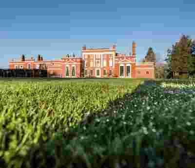 Hinxton Hall Across Lawn Cropped