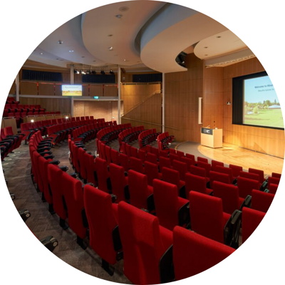 Circle Auditorium Hinxton Hall 2